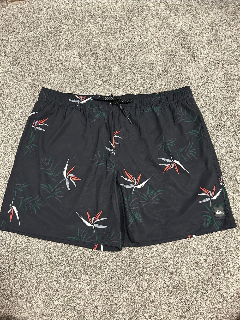 Quiksilver Black Swim Trunks XXL